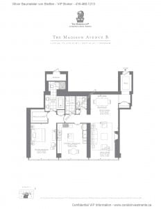 The Ritz-Carlton Residences - Floor Plan - The Madison Avenue B