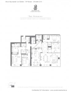 The Ritz-Carlton Residences - Floor Plan - The Newbury