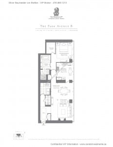 The Ritz-Carlton Residences - Floor Plan - The Park Avenue B