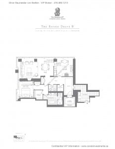 The Ritz-Carlton Residences - Floor Plan - The Rodeo Drive B