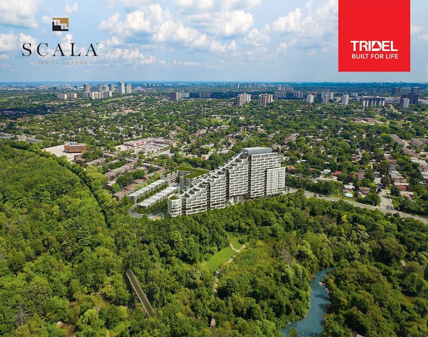 Scala Condos Aerial View Toronto, Canada