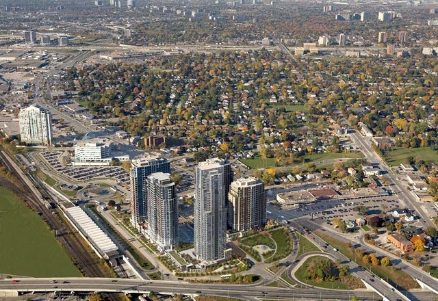 Parc Nuvo Condos Aerial View Toronto, Canada