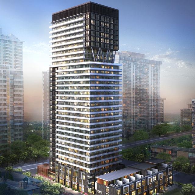 101 Erskine Condos Building View Toronto, Canada