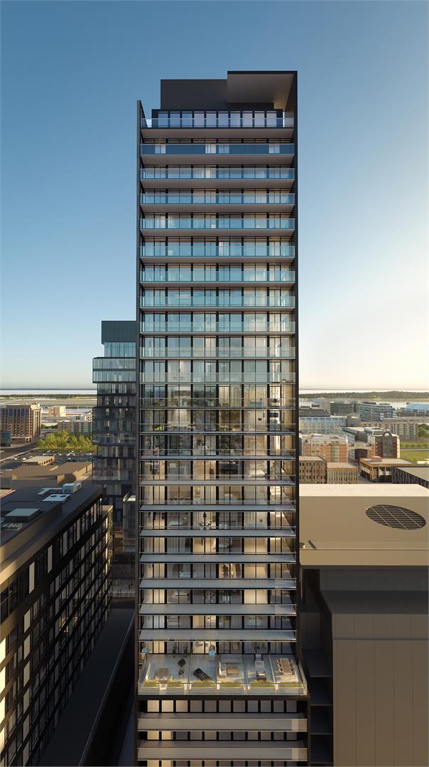 Bauhaus Condos Building View Toronto, Canada