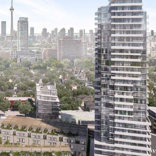 AYC Condos Building View Toronto, Canada