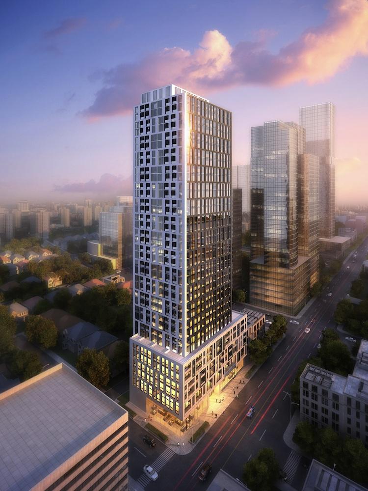 90 Eglinton Condos Building View Toronto, Canada