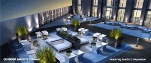 Carnaby ROW Condos Terrace Lounge Toronto, Canada