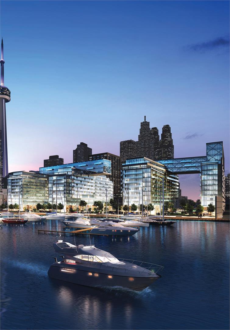 Pier 27 Condos Building View Toronto, Canada