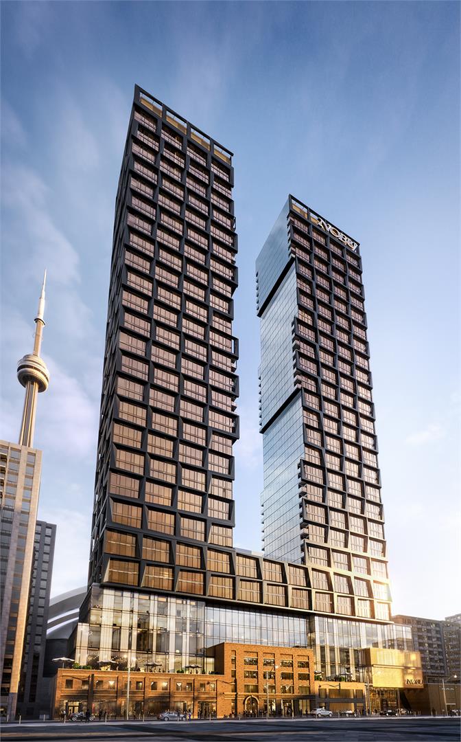 Nobu Condos Building View Toronto, Canada