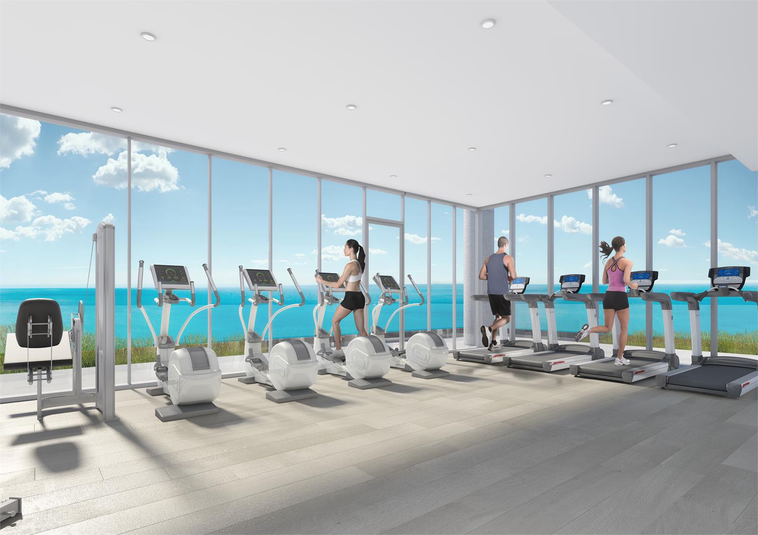 Rendering of Nautique Lakefront Residences fitness centre