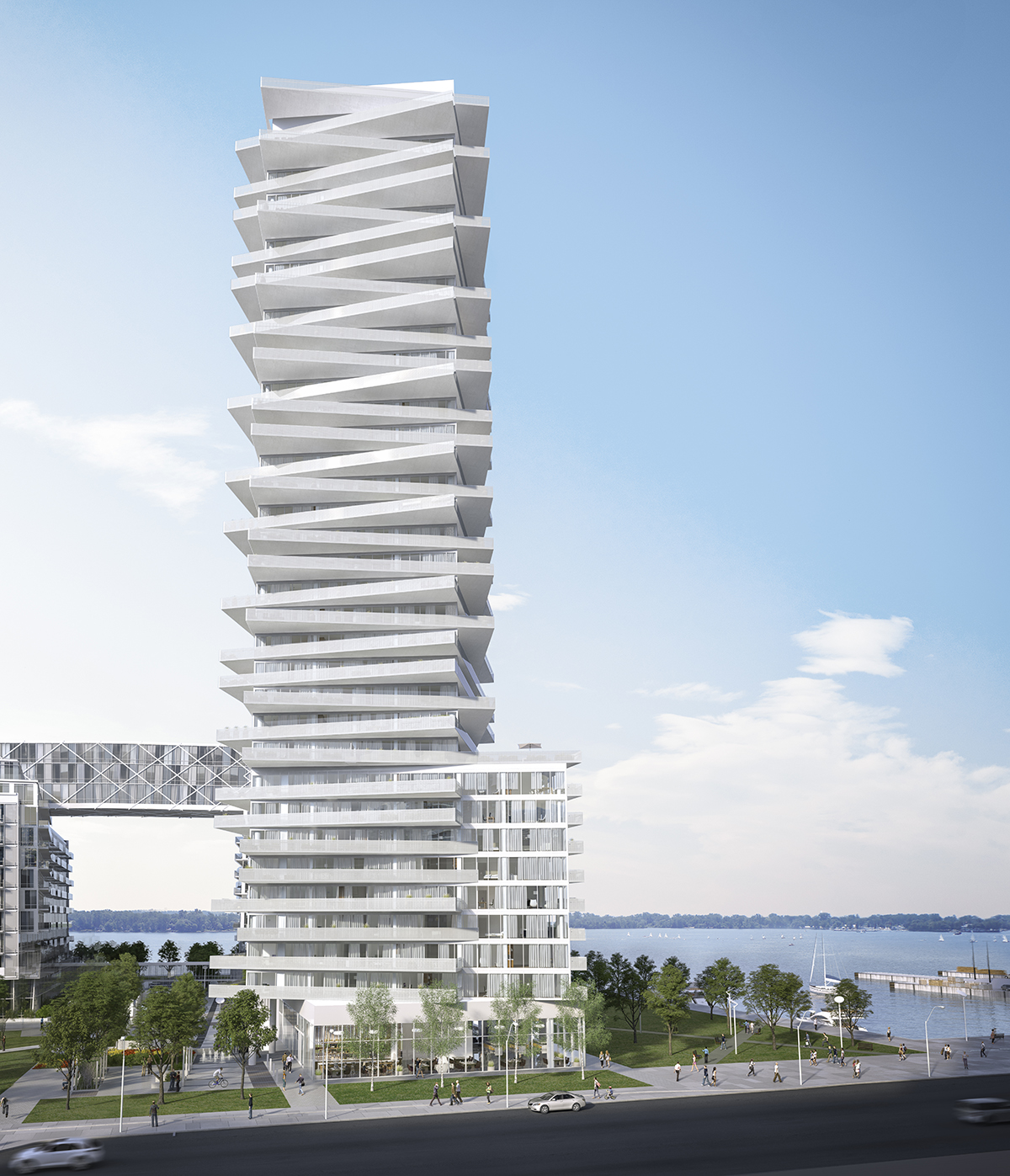 Pier 27 Tower Condos Building View Toronto, Canada