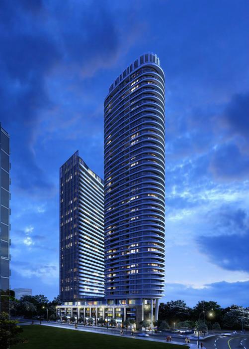 Via Bloor Condos Building View Toronto, Canada