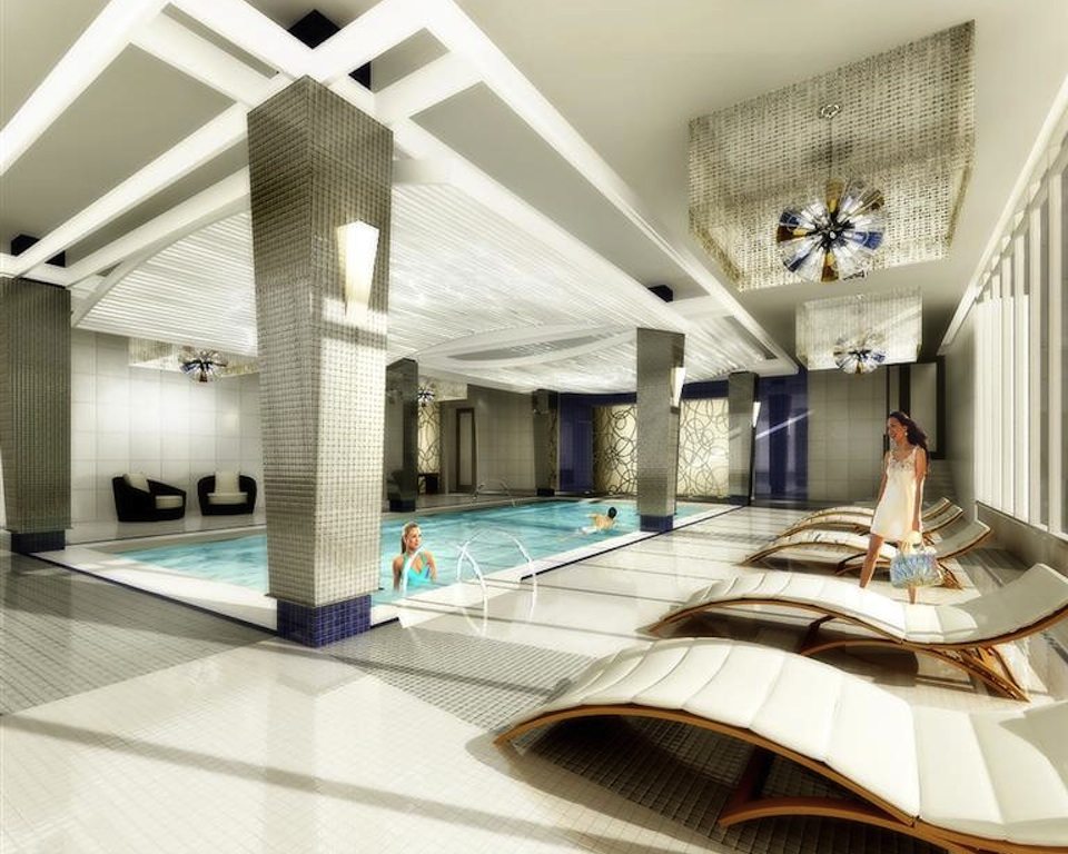 Gibson Square Condominiums Swimming Pool Toronto, Canada