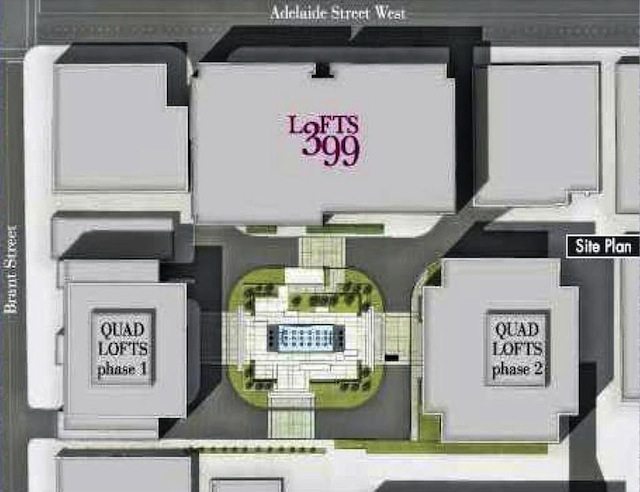 Lofts 399 Condos Amenities Plan Toronto, Canada