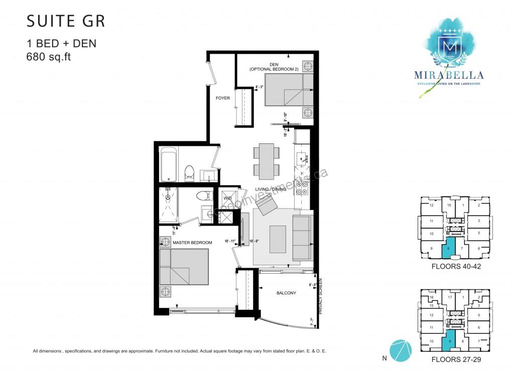 Mirabella Floorplans29 Condo Investments
