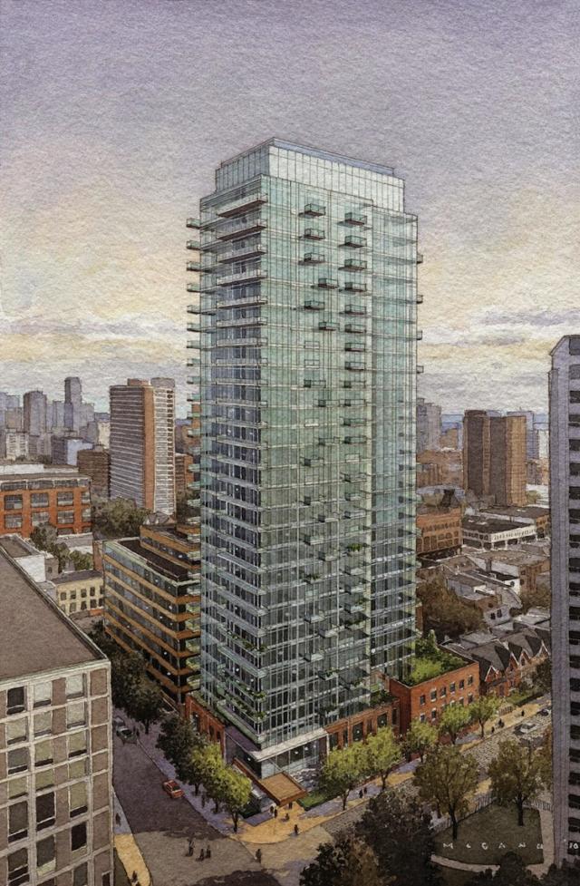 Nicholas Residences Condos Building View Toronto, Canada