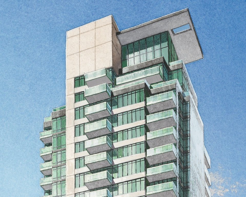 One Bedford Condos Sketch View 2 Toronto, Canada