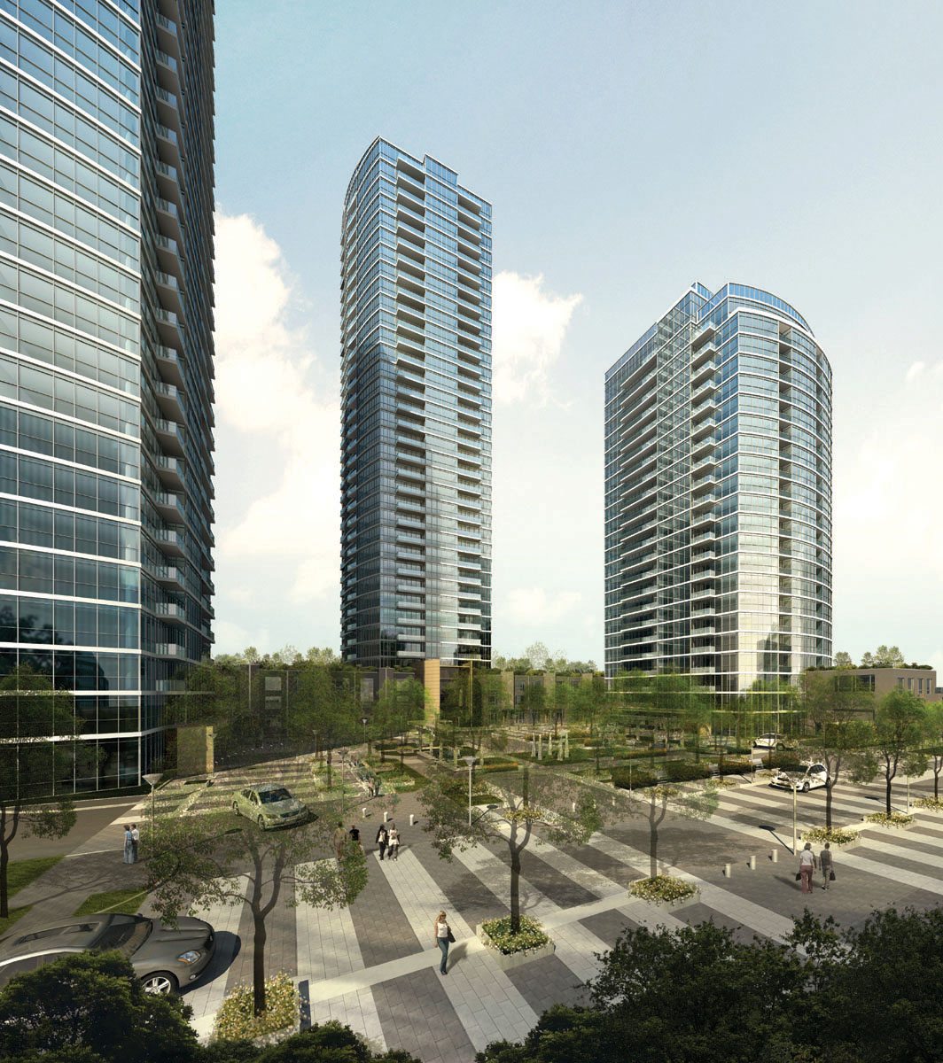 One Valhalla Towns & Condos + Triumph Phase Three Building View Toronto, Canada