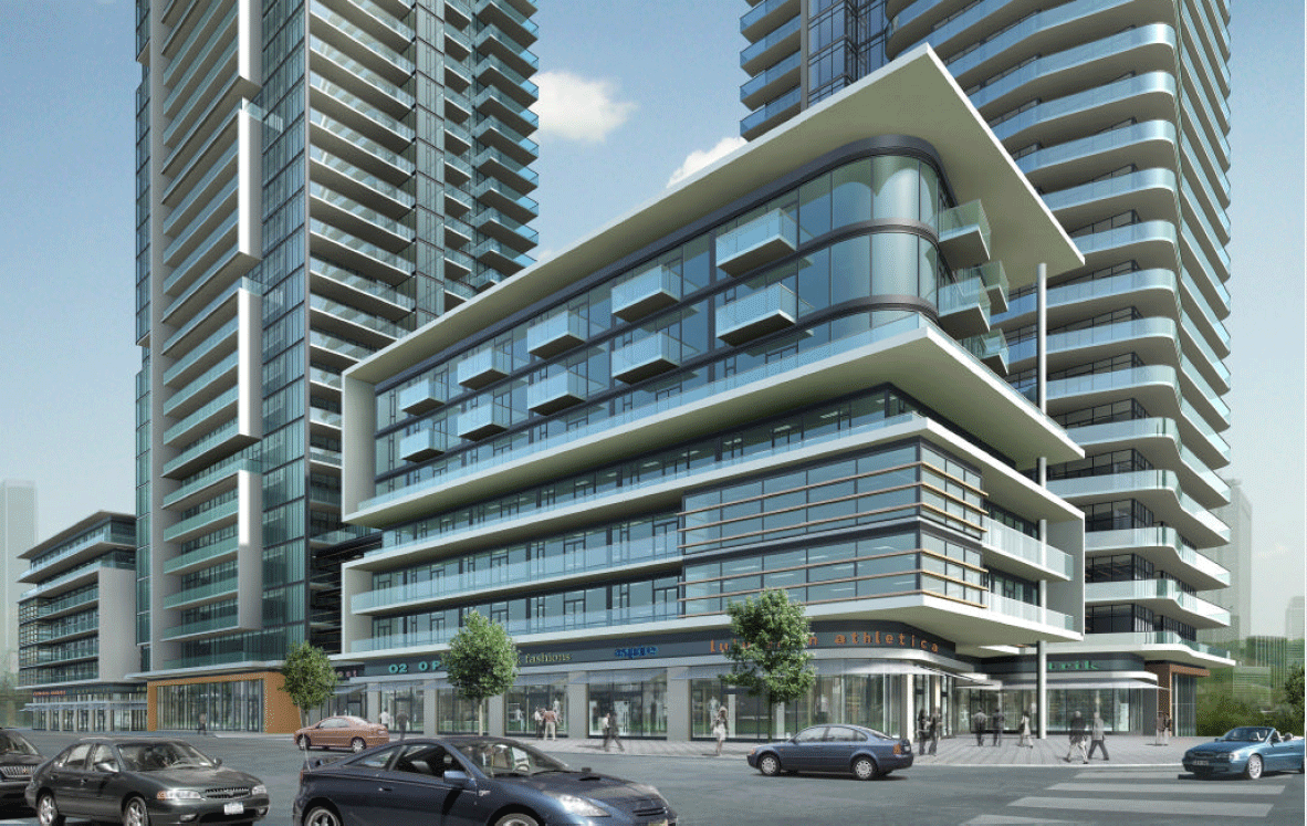 Parkside Village Residences Front View Toronto, Canada