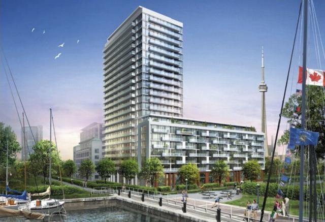 Quay West at Tip Top Condos Building View Toronto, Canada