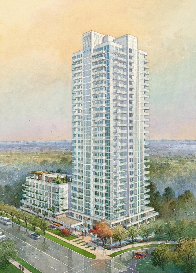 Ravine Condos Building View Toronto, Canada