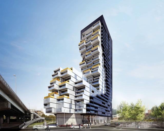River City Condos Phases 3 Building View Toronto, Canada