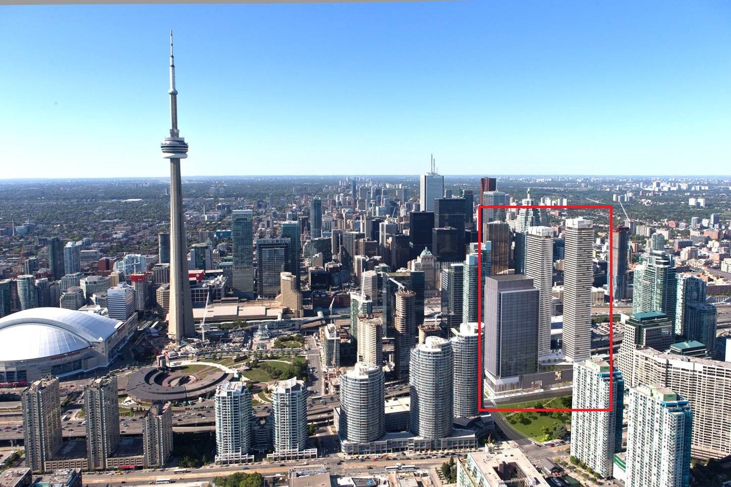 Harbour Plaza Residences Aerial View Toronto, Canada