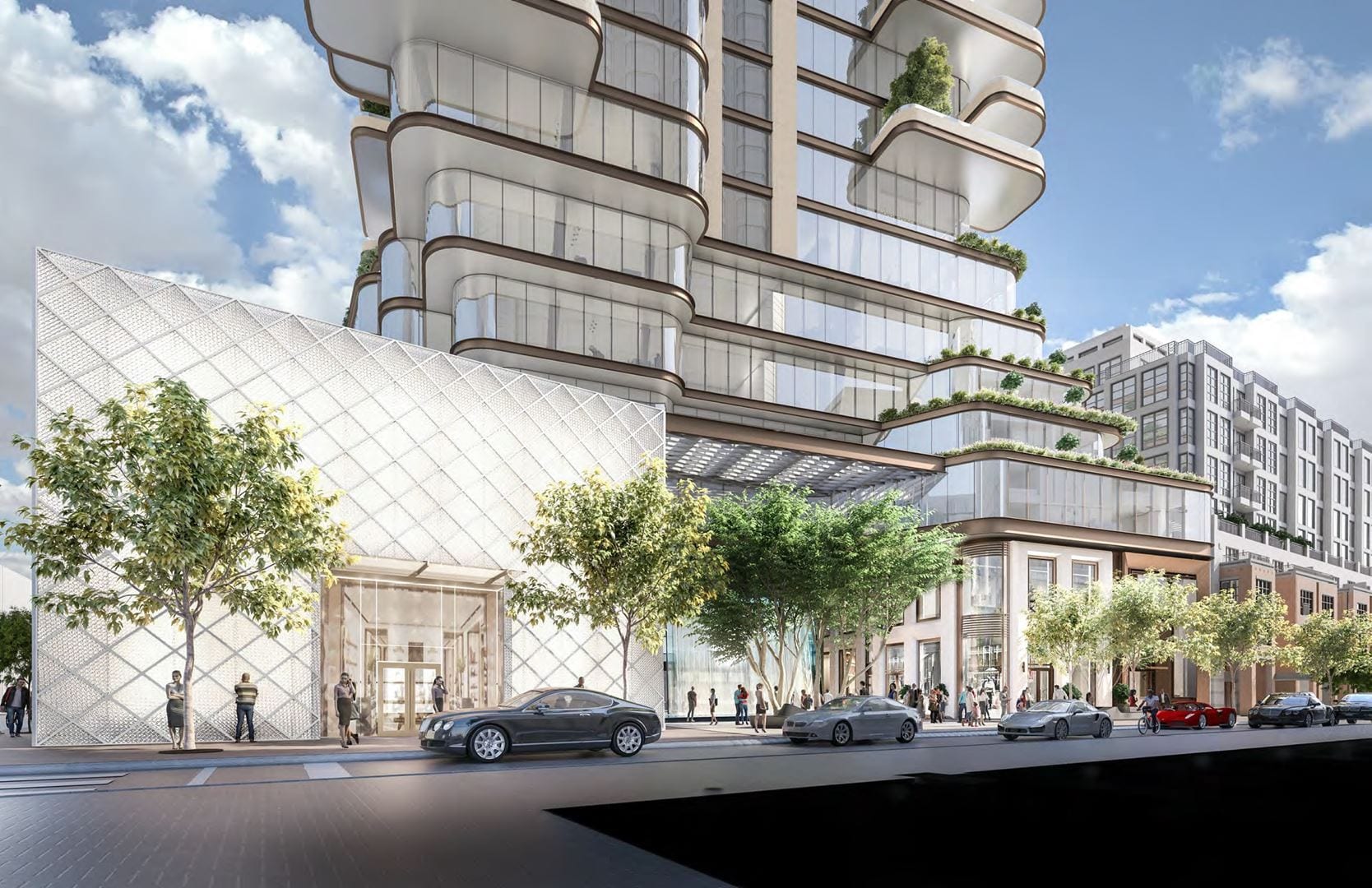 Rendering of 138 Yorkville Condos exterior streetscape