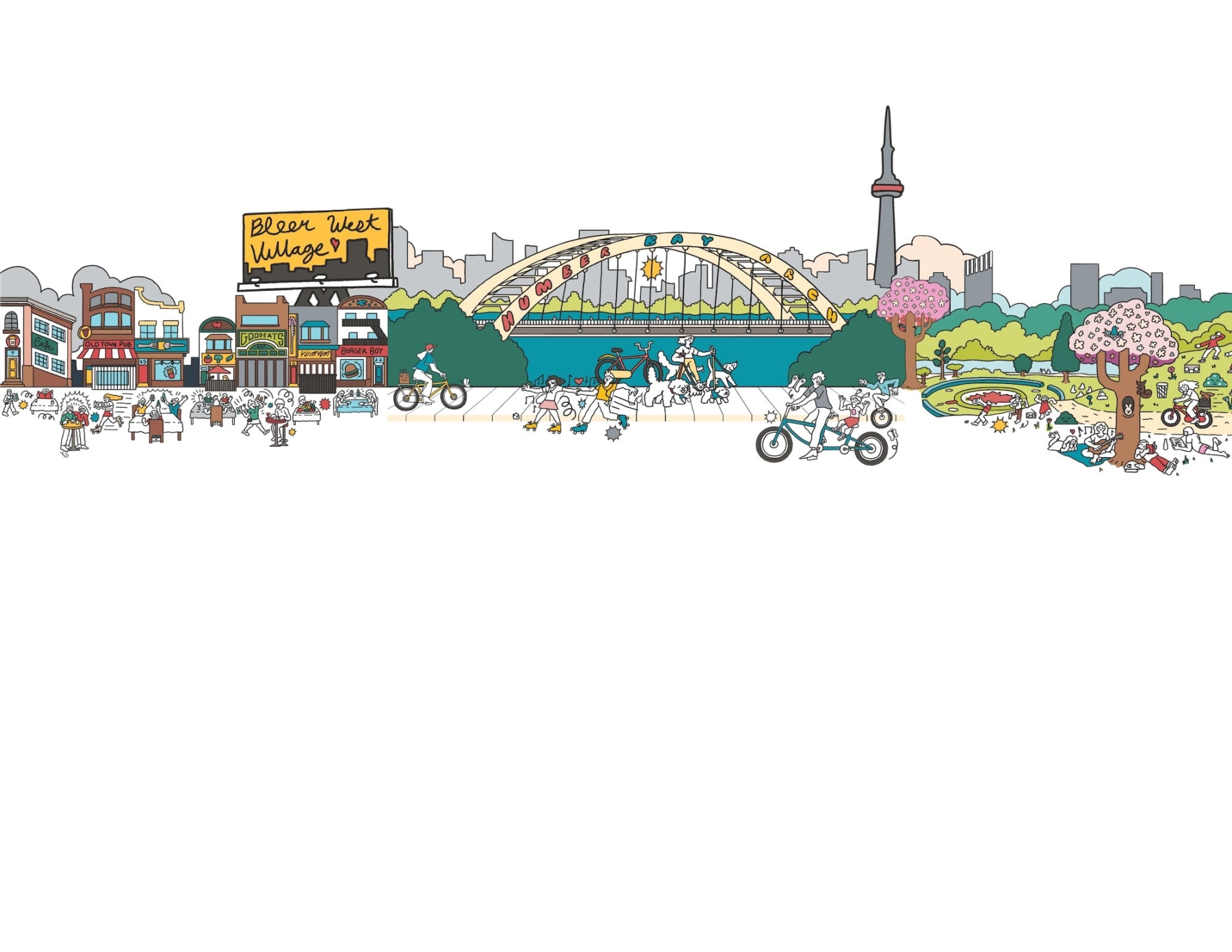 Illustration of Southport in Swansea Toronto