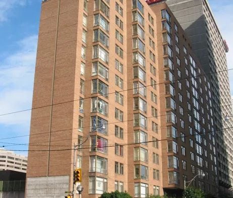 Exterior image of the 111 Chestnut Street Condos in Toronto