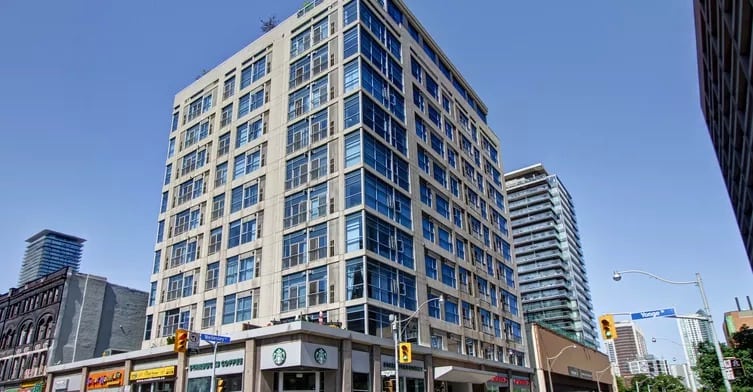 Exterior image of the 8 Wellesley Street East in Toronto