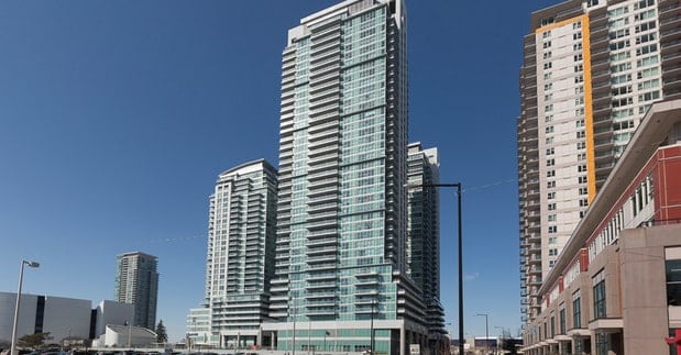 Exterior image of the Encore at Equinox in Toronto
