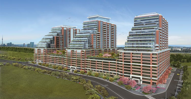 Exterior image of the King West Condominiums Phase III in Toronto