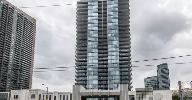 Exterior image of the South Beach & Lofts in Toronto