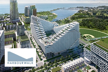 Harbourwalk at Lakeview Village in Mississauga by Tridel