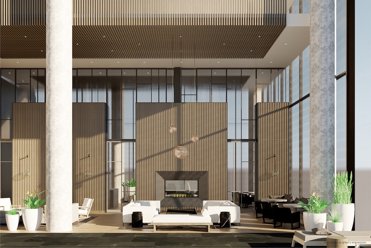 Rendering of 55C Bloor Yorkville Residences Party Room