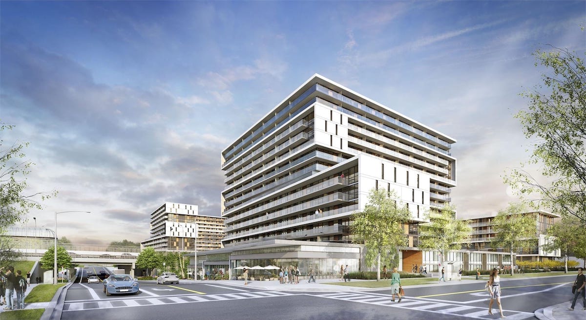 Exterior Rendering of The Yorkdale Condos