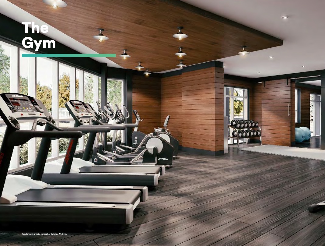 Rendering of Affinity Condos Gym