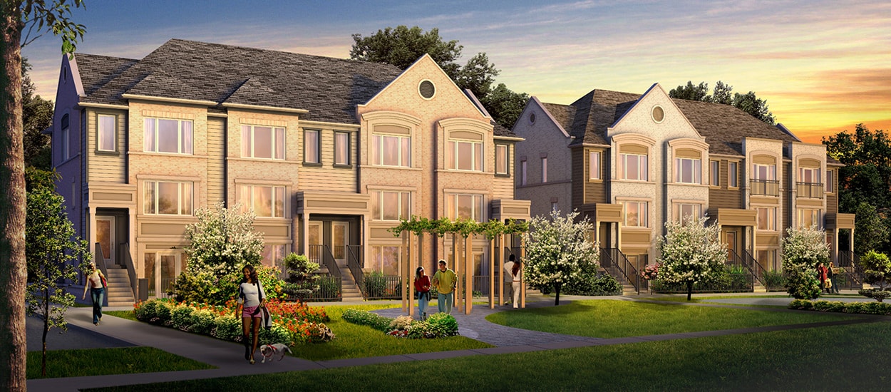 Exterior Rendering of Daniels FirstHome Sunny Meadow Townhomes