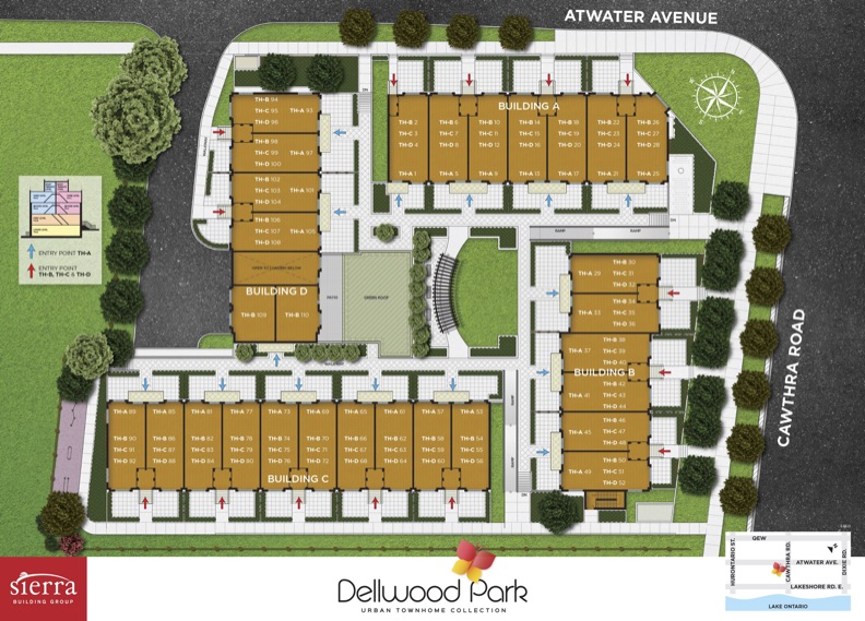 Dellwood Park Urban Townhomes Site Plan