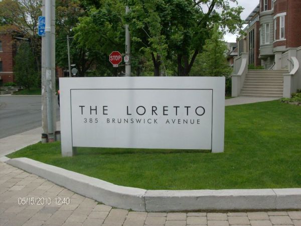 The Loretto Condos and Towns Exterior Sign