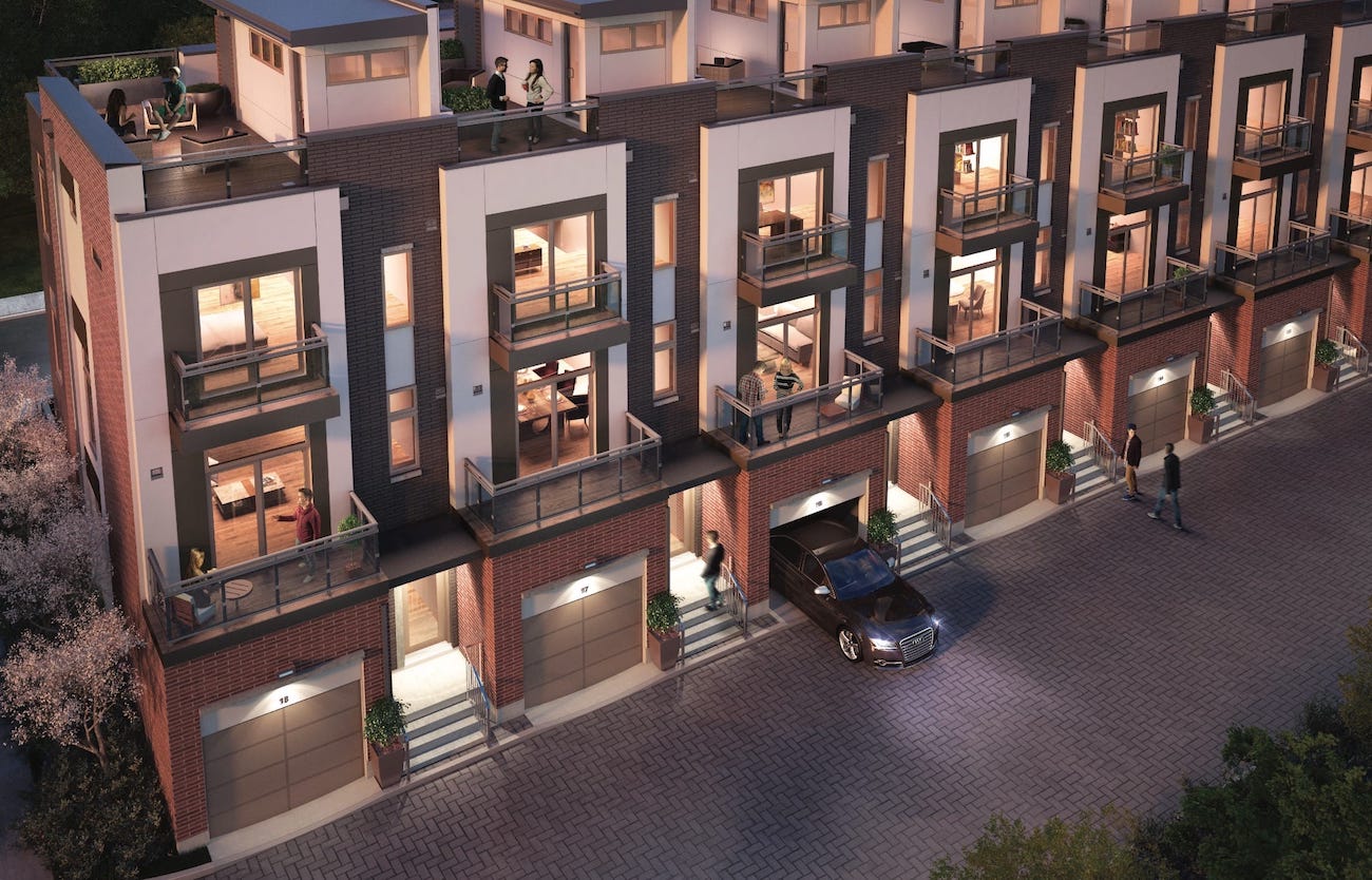 Exterior Rendering of The Sutton Collection Homes
