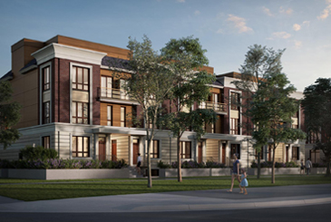 Exterior Rendering of 4005 Hickory Drive Towns
