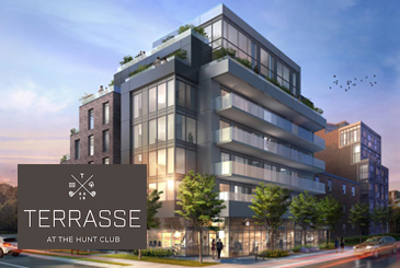 Exterior Rendering of Terrasse Condos at the Hunt Club