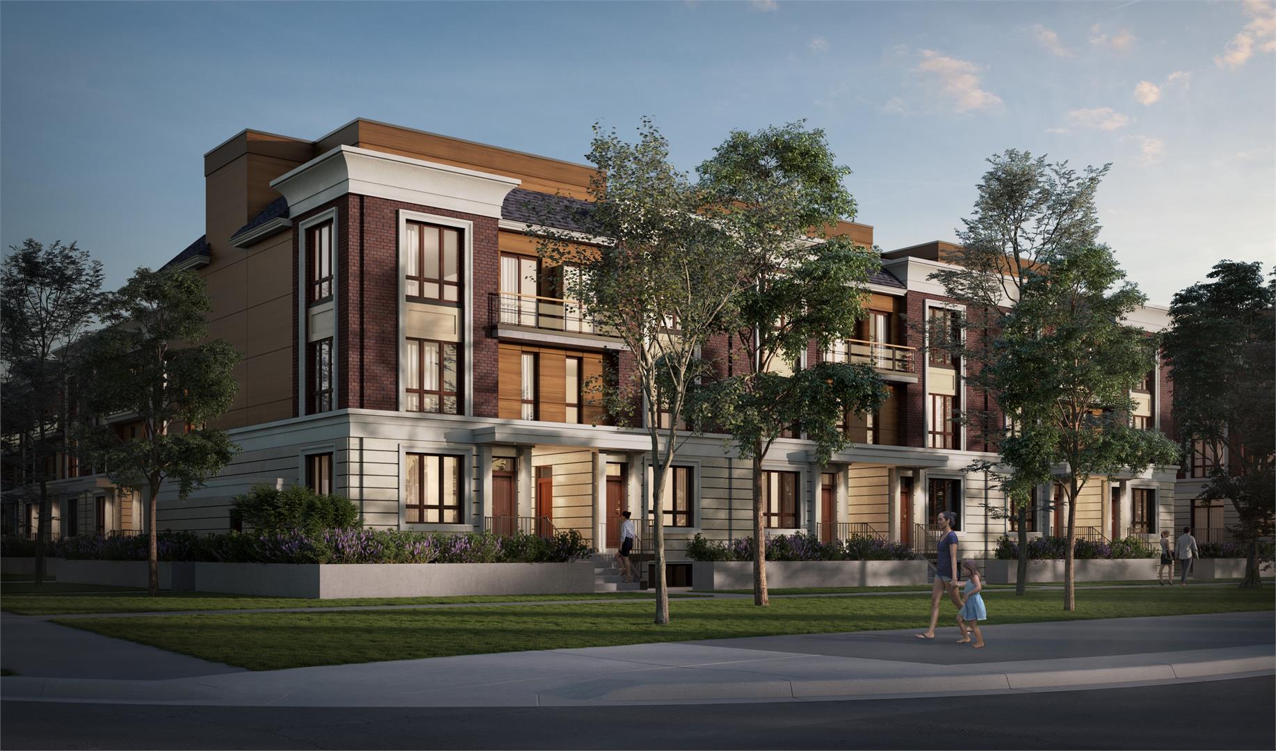 Exterior Rendering of 4005 Hickory Drive Towns