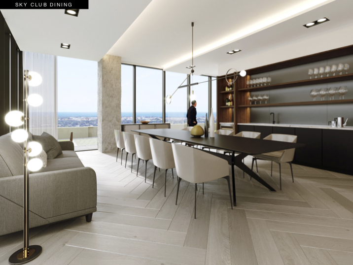S2 at Stonebrook Sky Club Dining Rendering