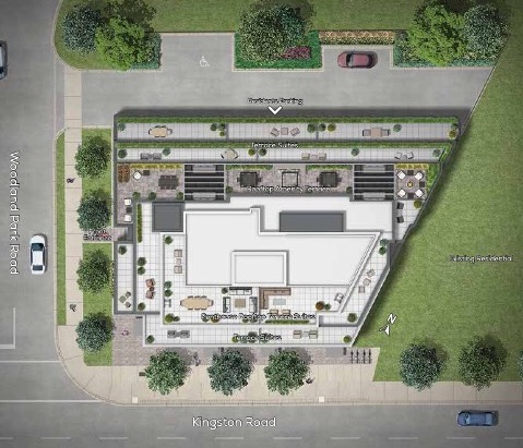 Site Plan Rendering of Terrasse Condos at the Hunt Club