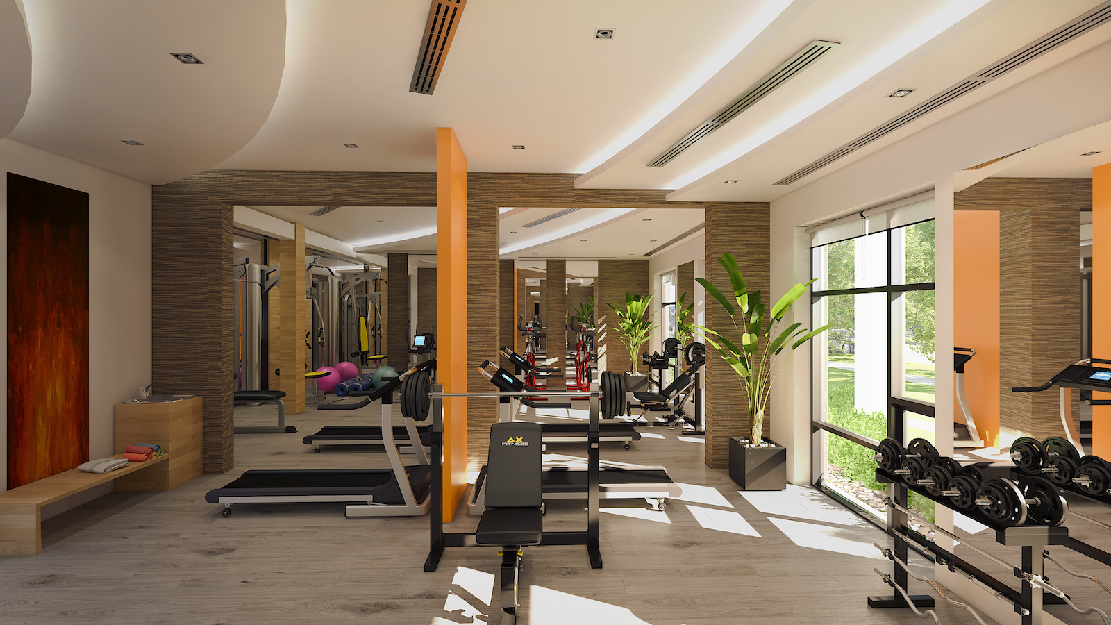 Gym Rendering of Trend Living Condos