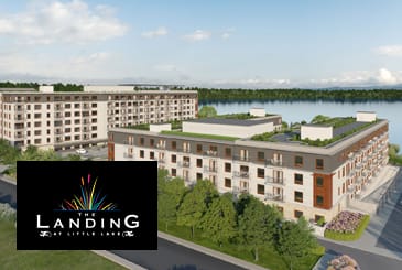 Exterior Rendering of The Landing at Little Lake