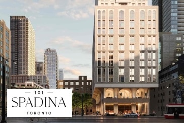 101 Spadina Condos in Toronto by Great Gulf Homes and Devron Developments